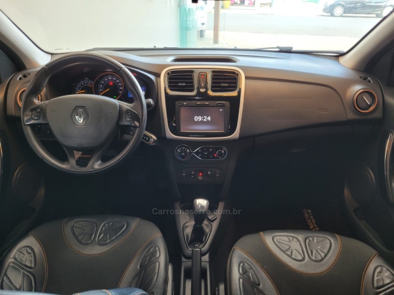 SANDERO 1.6 STEPWAY 8V FLEX 4P AUTOMATIZADO - 2018 - CANELA