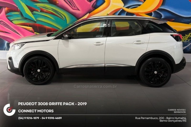3008 1.6 GRIFFE PACK THP 16V GASOLINA 4P AUTOMÁTICO - 2019 - BENTO GONçALVES