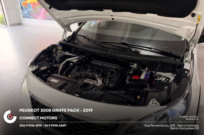 3008 1.6 GRIFFE PACK THP 16V GASOLINA 4P AUTOMÁTICO - 2019 - BENTO GONçALVES