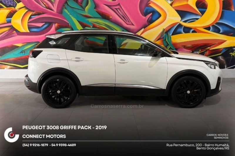 3008 1.6 GRIFFE PACK THP 16V GASOLINA 4P AUTOMÁTICO - 2019 - BENTO GONçALVES