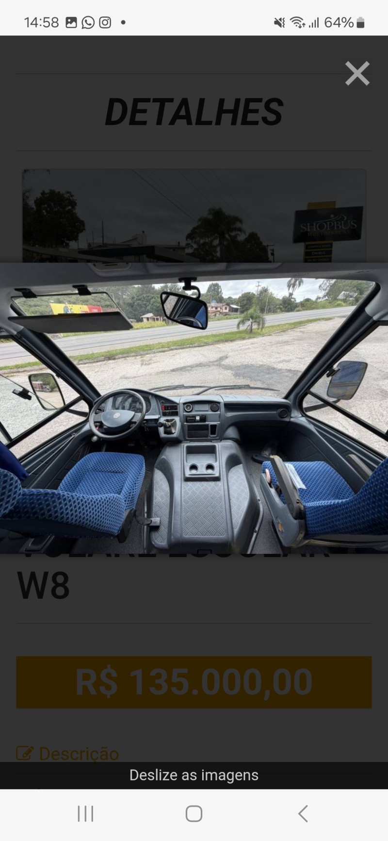 VOLARE ESCOLAR W8 - 2009 - CAXIAS DO SUL