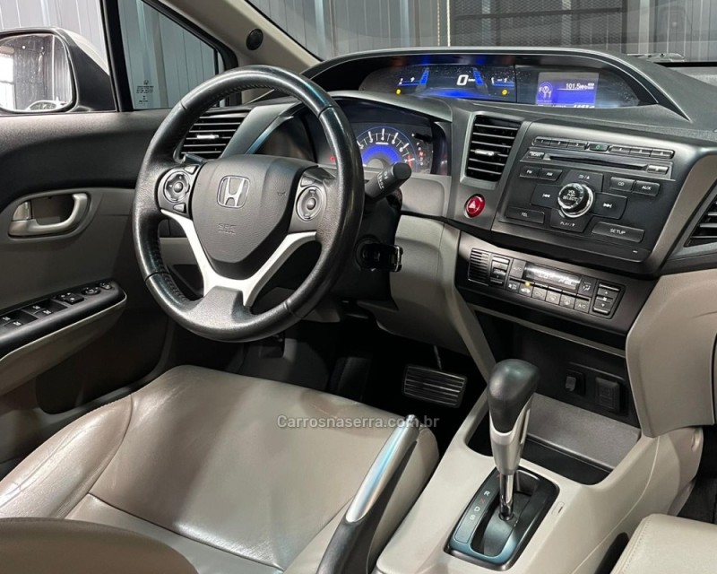 CIVIC 2.0 LXR 16V FLEX 4P AUTOMÁTICO - 2015 - VACARIA