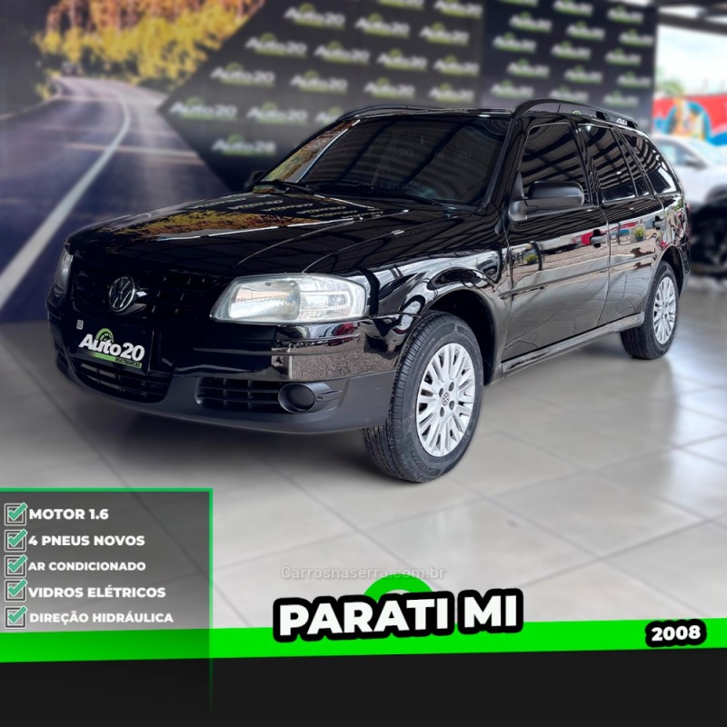 parati 1.6 mi 8v flex 4p manual g.iv 2007 taquara