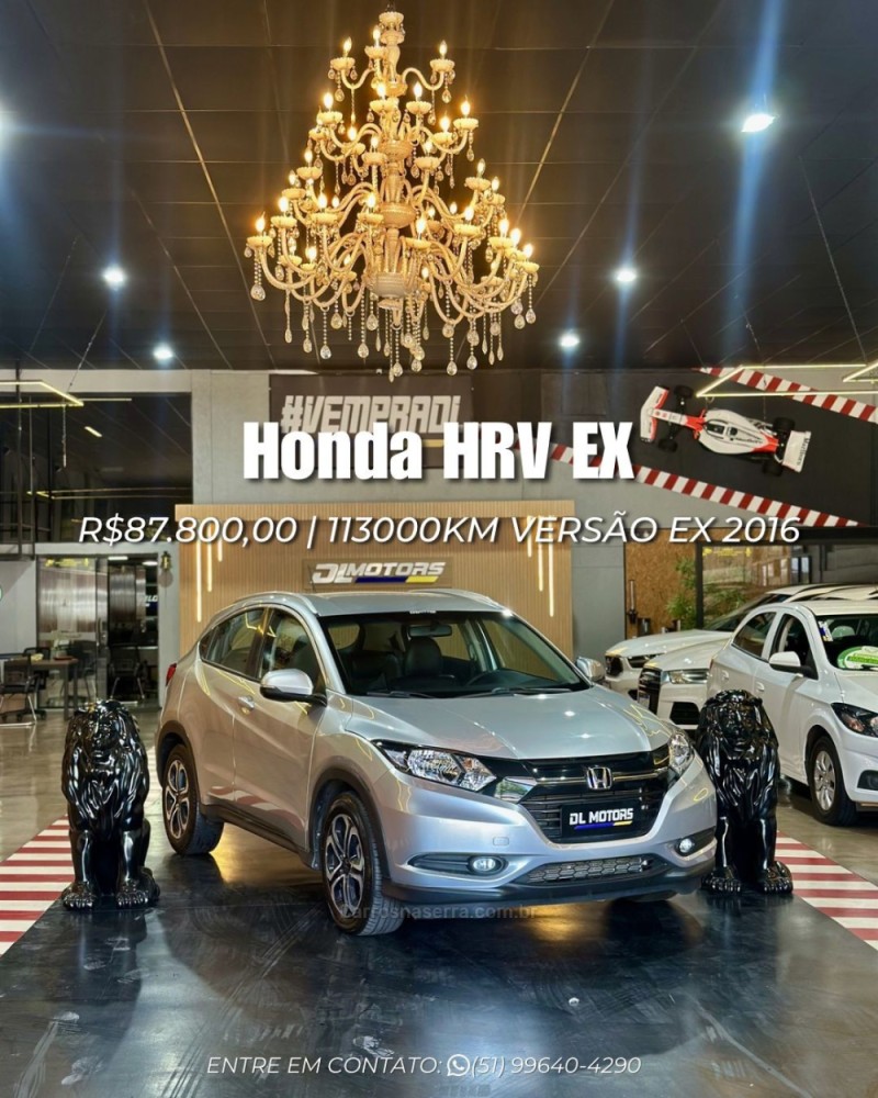 hr v 1.8 16v flex lx 4p automatico 2016 lajeado