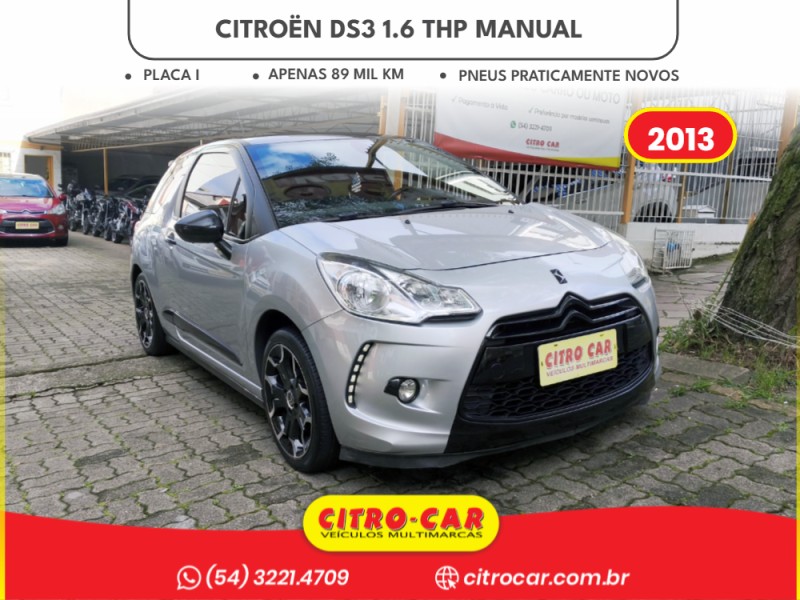 ds3 1.6 thp 16v gasolina 2p manual 2013 caxias do sul