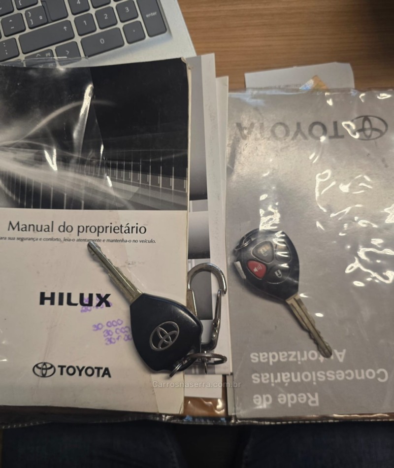 HILUX 3.0 SRV 4X4 CD 16V TURBO INTERCOOLER DIESEL 4P AUTOMÁTICO - 2013 - LAJEADO