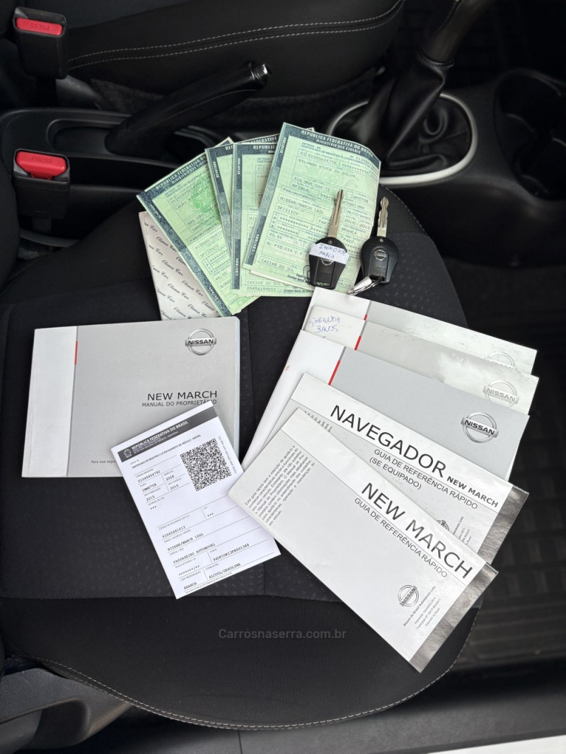 MARCH 1.6 SL 16V FLEX 4P MANUAL - 2015 - CAXIAS DO SUL