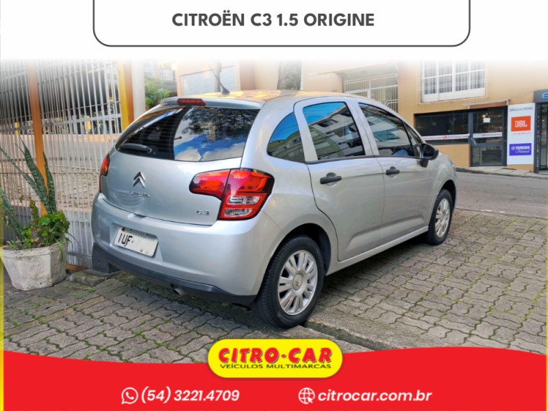 C3 1.5 ORIGINE 8V FLEX 4P MANUAL - 2013 - CAXIAS DO SUL
