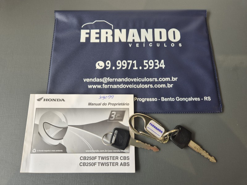 CB 250F TWISTER ABS - 2022 - BENTO GONçALVES