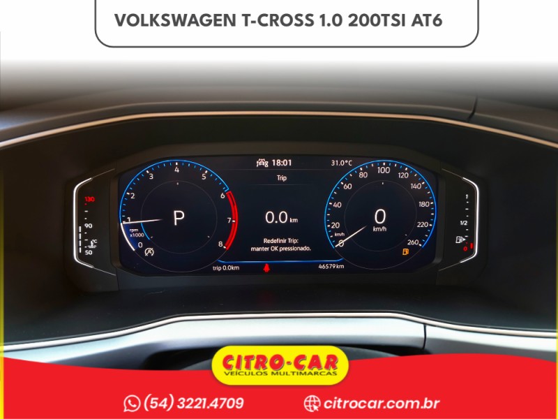 T-CROSS 1.0 TSI 200 12V FLEX 4P AUTOMÁTICO - 2023 - CAXIAS DO SUL