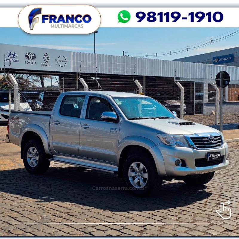 HILUX 3.0 8V SRV 4X4 CD TURBO DIESEL 4P MANUAL - 2012 - VACARIA