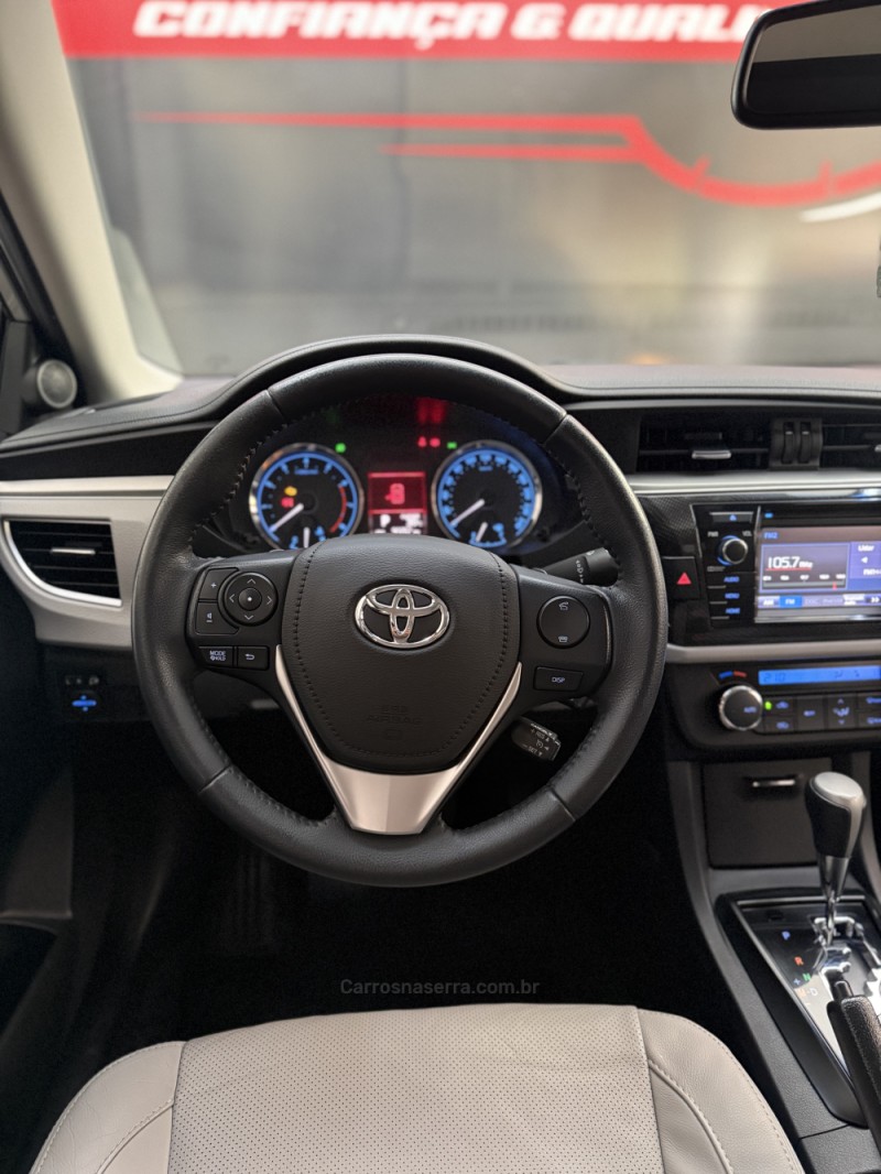 COROLLA 2.0 XEI 16V FLEX 4P AUTOMÁTICO - 2017 - FARROUPILHA