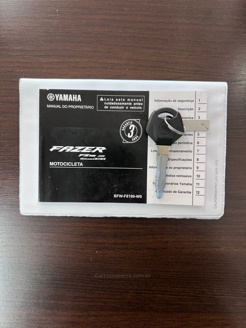 FAZER FZ15 ABS - 2023 - CAMPO BOM