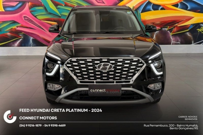 CRETA 1.0 PLATINUM TURBO 12V FLEX 4P AUTOMÁTICO - 2024 - BENTO GONçALVES