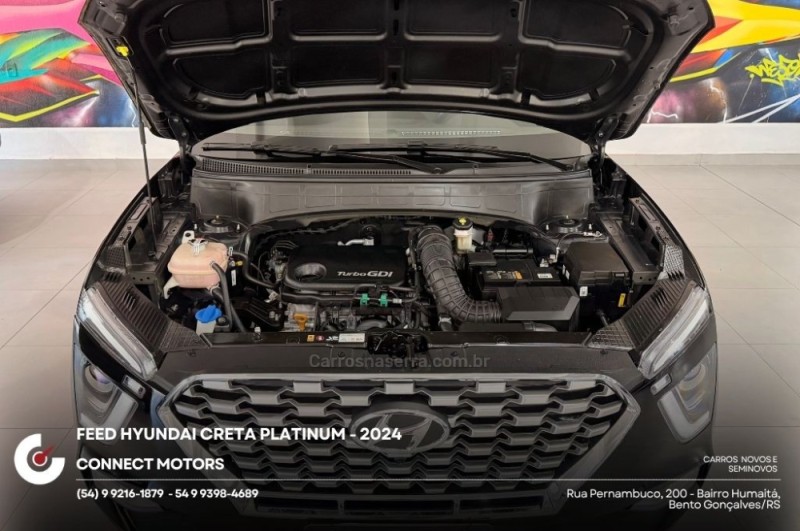 CRETA 1.0 PLATINUM TURBO 12V FLEX 4P AUTOMÁTICO - 2024 - BENTO GONçALVES