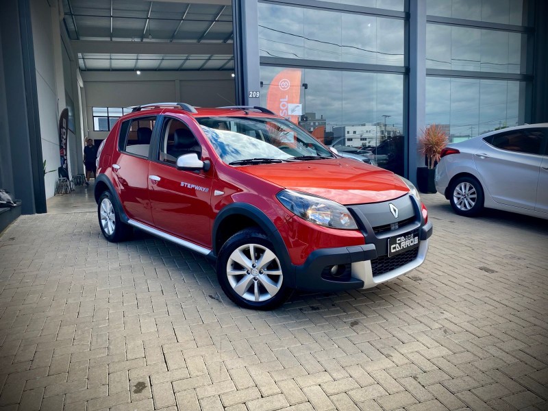 sandero 1.6 stepway 16v flex 4p manual 2012 lajeado