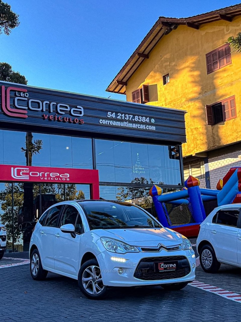 c3 1.6 tendance 16v flex 4p automatico 2015 canela