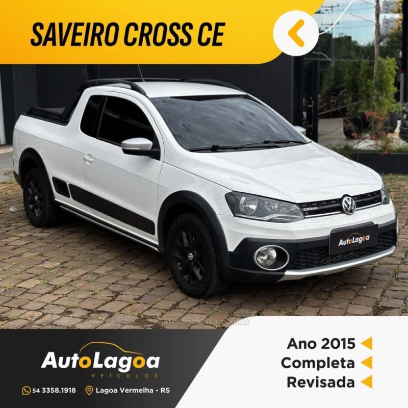 saveiro 1.6 cross ce 16v flex 2p manual 2015 lagoa vermelha