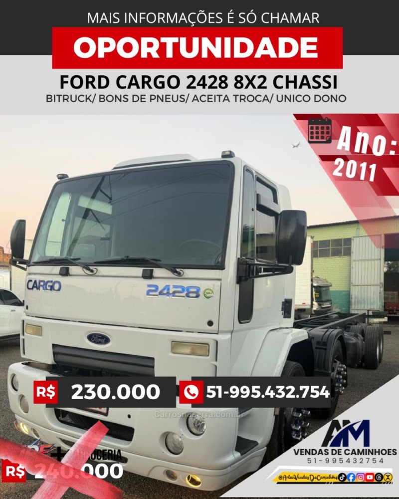 cargo 2428 4 eixos 2011 portao