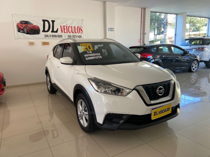 KICKS 1.6 16V FLEX S XTRONIC 4P AUTOMÁTICO - 2020 - NOVA BASSANO