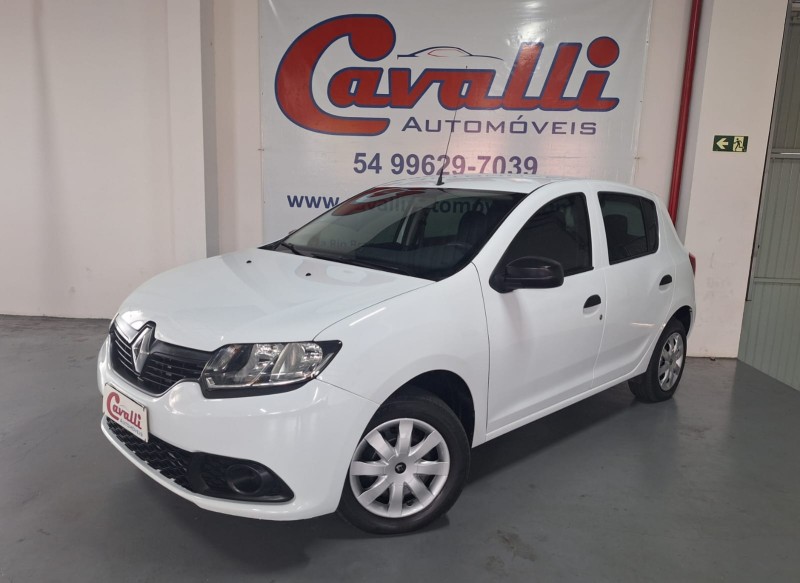 sandero 1.0 authentique 8v flex 4p manual 2017 caxias do sul