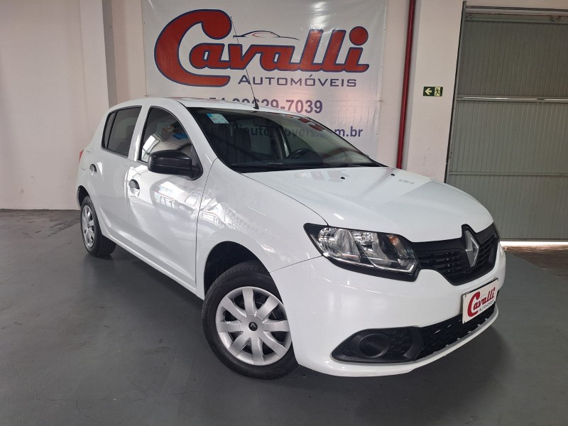 SANDERO 1.0 AUTHENTIQUE 8V FLEX 4P MANUAL - 2017 - CAXIAS DO SUL