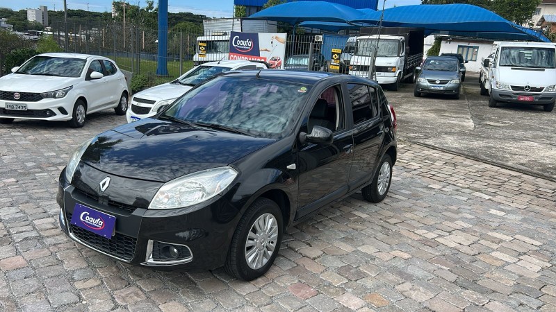 sandero 1.6 privilege 16v flex 4p automatico 2012 farroupilha