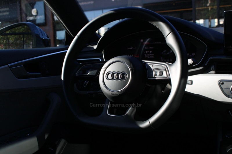 A5 2.0 TFSI SPORTBACK S LINE GASOLINA 4P AUTOMÁTICO - 2022 - CAXIAS DO SUL