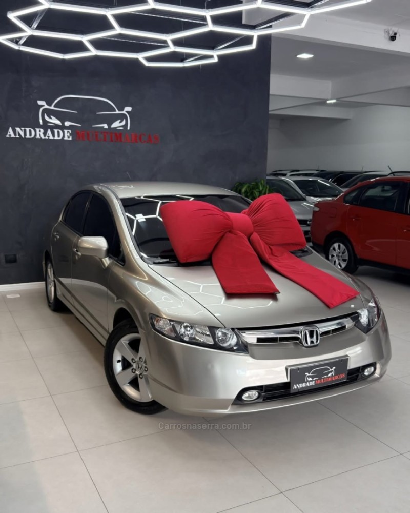 civic 1.8 lxs 16v flex 4p automatico 2007 caxias do sul