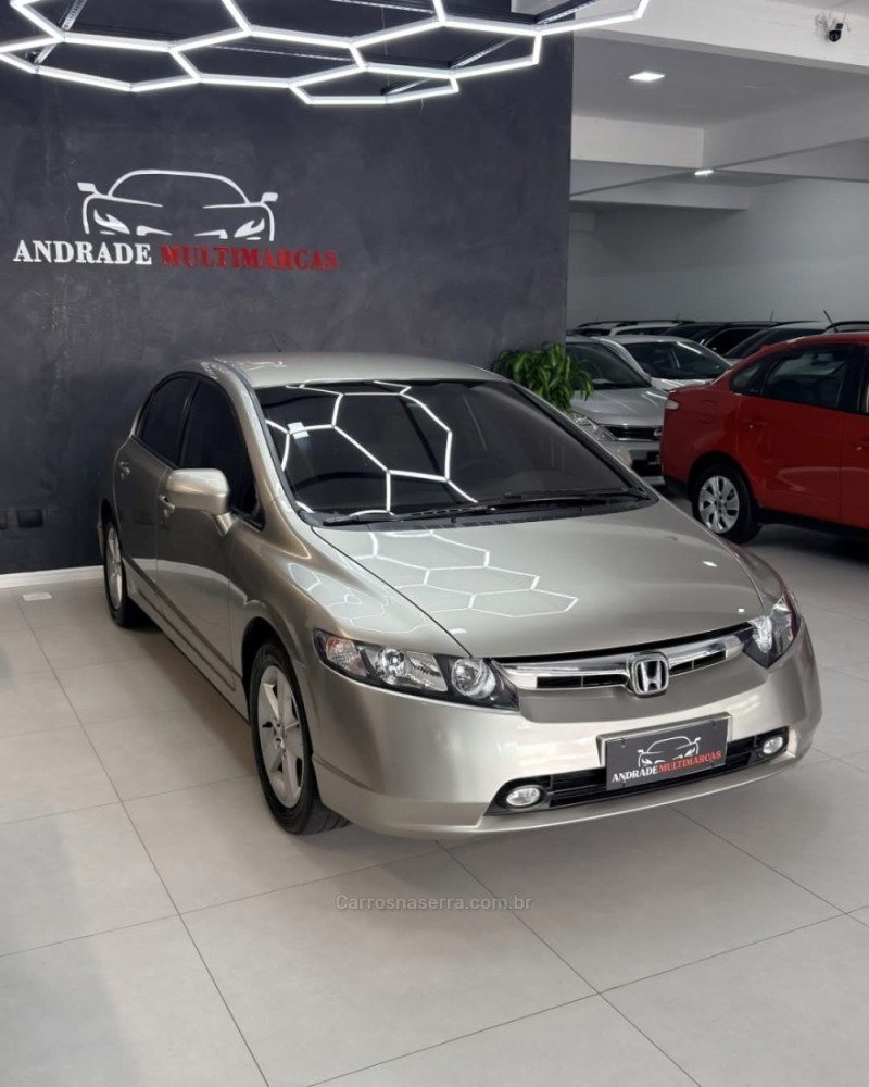 CIVIC 1.8 LXS 16V FLEX 4P AUTOMÁTICO - 2007 - CAXIAS DO SUL