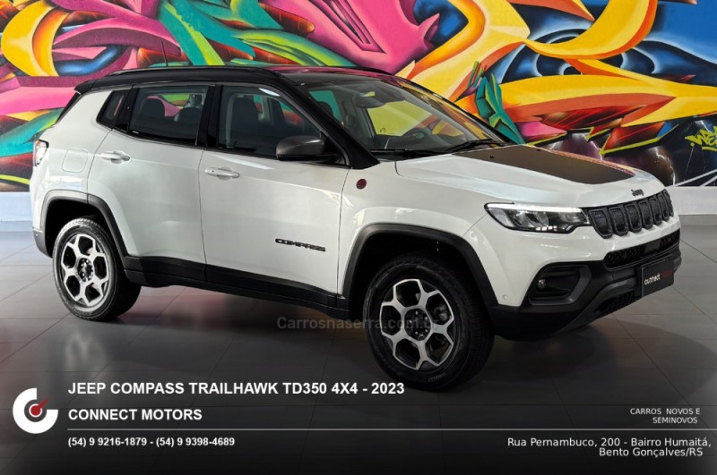 compass 2.0 16v diesel trailhawk 4x4 automatico 2023 bento goncalves