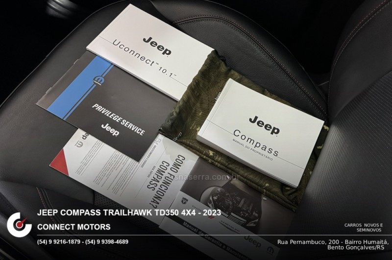COMPASS 2.0 16V DIESEL TRAILHAWK 4X4 AUTOMÁTICO - 2023 - BENTO GONçALVES