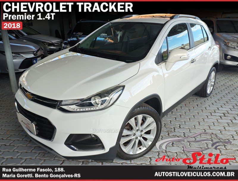 tracker 1.4 16v turbo flex premier automatico 2018 bento goncalves