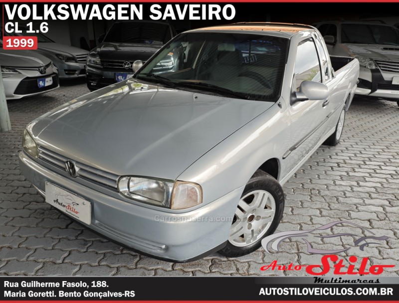 saveiro 1.6 cl cs 8v gasolina 2p manual 1999 bento goncalves