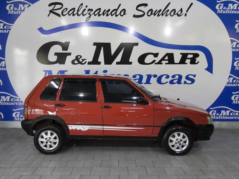 UNO 1.0 MPI MILLE FIRE 8V FLEX 4P MANUAL - 2008 - SãO SEBASTIãO DO CAí