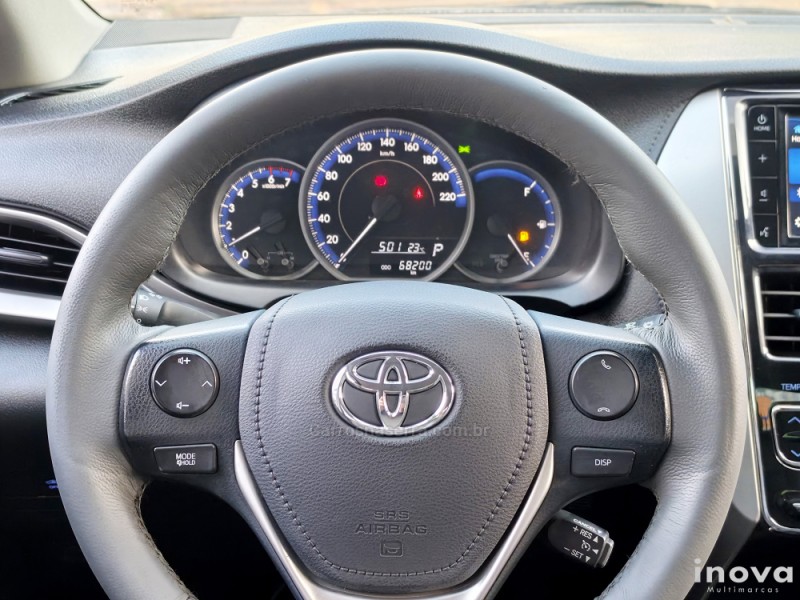 YARIS 1.5 XL PLUS CONNECT 16V FLEX 4P AUTOMÁTICO - 2022 - NOVO HAMBURGO