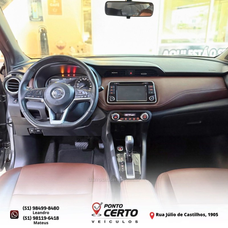 KICKS 1.6 16V FLEX SL 4P XTRONIC - 2021 - SANTA CRUZ DO SUL