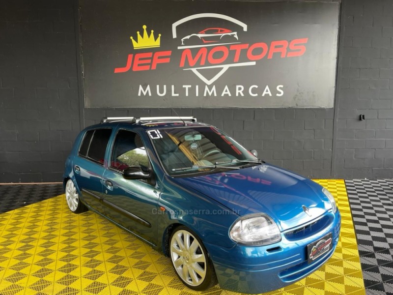 CLIO 1.0 EXPRESSION 8V GASOLINA 4P MANUAL - 2001 - CAXIAS DO SUL