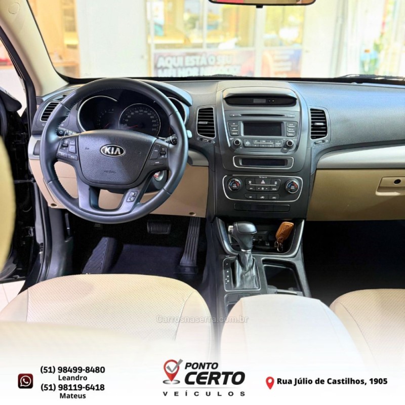 SORENTO 2.4 EX 4X2 16V GASOLINA 4P AUTOMÁTICO - 2015 - SANTA CRUZ DO SUL