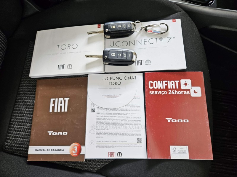 TORO 2.0 16V ENDURANCE TURBO DIESEL 4P AUTOMÁTICO - 2022 - TAPEJARA
