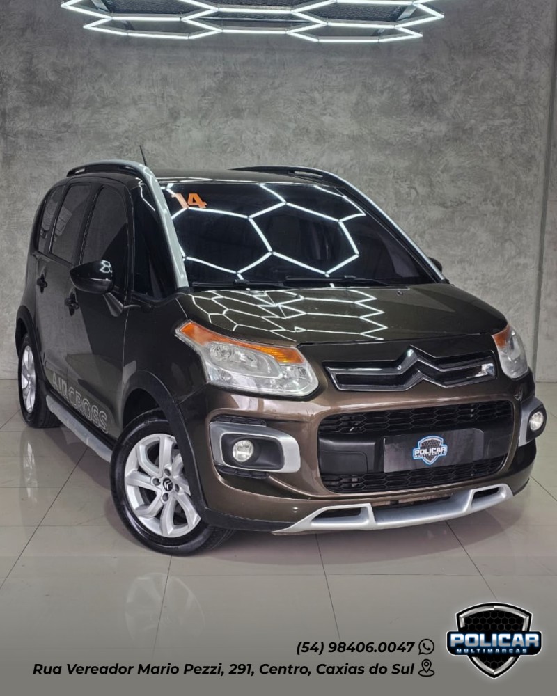 C3 AIRCROSS 1.6 EXCLUSIVE 16V FLEX 4P AUTOMÁTICO - 2014 - CAXIAS DO SUL