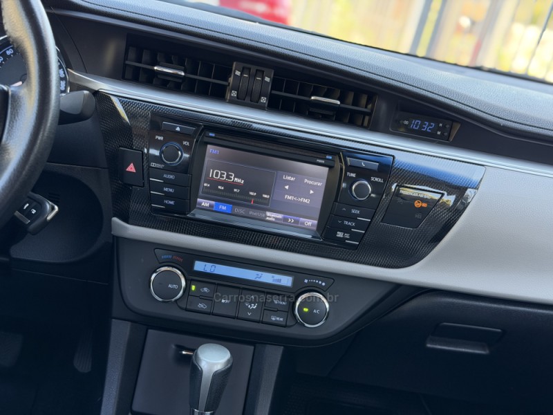 COROLLA 2.0 XEI 16V FLEX 4P AUTOMÁTICO - 2016 - NOVA PRATA