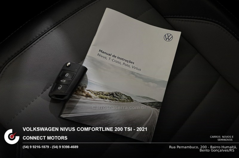 NIVUS 1.0 TSI COMFORTLINE PLAY & TECH FLEX 4P AUTOMÁTICO - 2021 - BENTO GONçALVES