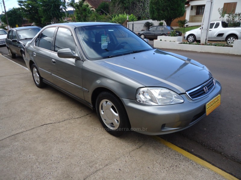 CIVIC 1.6 LX 16V GASOLINA 4P AUTOMÁTICO - 2000 - SANTA CLARA DO SUL