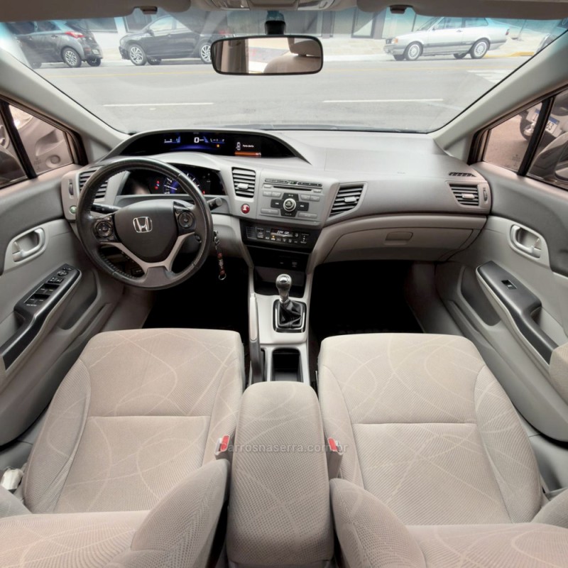 CIVIC 1.8 LXS 16V FLEX 4P MANUAL - 2014 - FLORES DA CUNHA