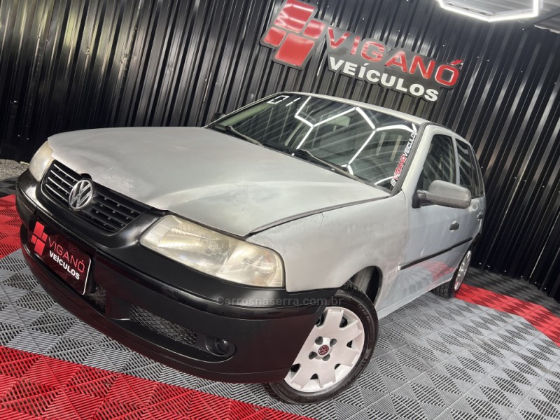 GOL 1.0 MI PLUS 16V GASOLINA 4P MANUAL - 2001 - CAXIAS DO SUL