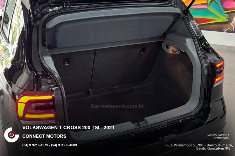 T-CROSS 1.0 TSI 200 12V FLEX 4P AUTOMÁTICO - 2021 - BENTO GONçALVES