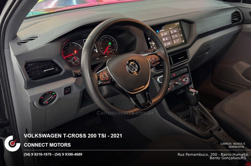 T-CROSS 1.0 TSI 200 12V FLEX 4P AUTOMÁTICO - 2021 - BENTO GONçALVES
