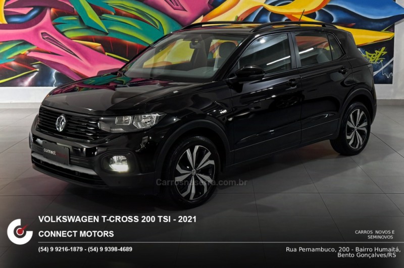 T-CROSS 1.0 TSI 200 12V FLEX 4P AUTOMÁTICO - 2021 - BENTO GONçALVES