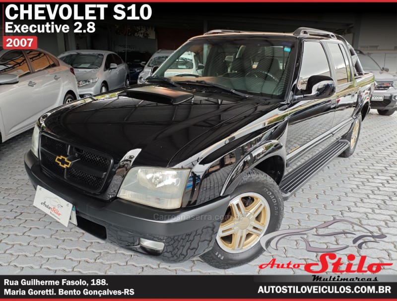 s10 2.8 executive 4x4 cd 12v turbo intercooler diesel 4p manual 2007 bento goncalves